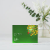 ハイパーラビリンスエメラルド、赤い黄色の緑 名刺 (スタンド正面)