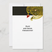 ハイパーラビリンス , 白黒 招待状 (裏面)