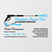 ハイパー洗浄 高圧洗浄 ウィンドウサイン (シート)