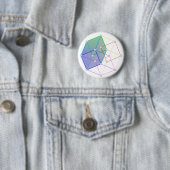 ハイパー立方体2 -- 4Dのクールな科学! 缶バッジ (インサイチュ)