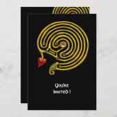 ハイパー ラビリンス 招待状 (正面/裏面)