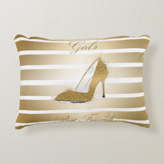 ハイヒールかわいらしは「女の子の友人」の靴 アクセントクッション (正面)
