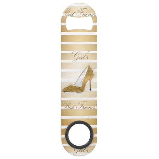 ハイヒールかわいらしは「女の子の友人」の靴 スピード栓抜き (正面)