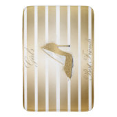 ハイヒールかわいらしは「女の子の友人」の靴 バスマット (正面縦)