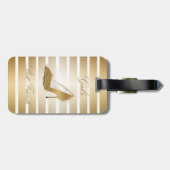 ハイヒールかわいらしは「女の子の友人」の靴 ラゲッジタグ (裏面横)