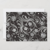 ハイヒールが60歳の誕生日パーティーに足を踏み入れる 招待状 (裏面)