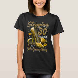 ハイヒールで30歳の誕生日を迎える 30歳にしてF Tシャツ