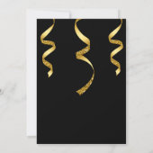 ハイヒールとシャンパンウィメンズ誕生日 招待状 (裏面)