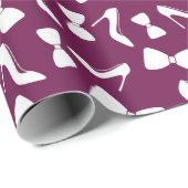 ハイヒールとネクタイの独身最後の贈り物 シームレス ラッピングペーパー (ロールコーナー)