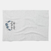 ハイヒールと引用文オンテラッツォ キッチンタオル (横)