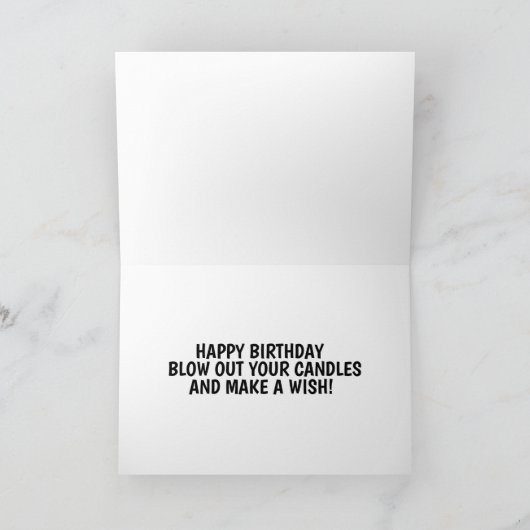 ハイヒールと手錠の汚い誕生日カード カード (内部)