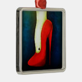 ハイヒールのオーナメント メタルオーナメント (右)