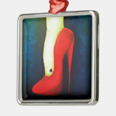 ハイヒールのオーナメント メタルオーナメント (左)
