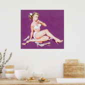 ハイヒールのピン留め ポスター (キッチン)