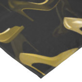 ハイヒールの金靴パターン テーブルクロス (アングル)