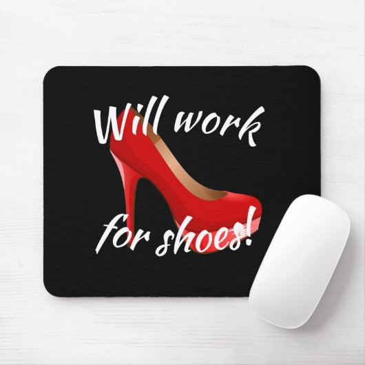 ハイヒールの靴のために働きます マウスパッド (マウス)