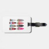 ハイヒールの靴の荷物のラベル ラゲッジタグ (裏面横)