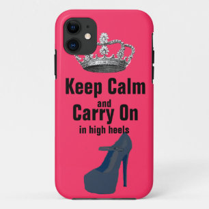 ハイヒールの靴のKeep Calm and Carry On iPhone 11 ケース