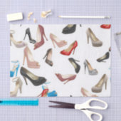 ハイヒールの靴 薄葉紙 (クラフト)