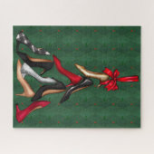 ハイヒールクリスマスツリーパズル ジグソーパズル (横)