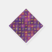 ハイヒールゴールデンシューズパターン スタンダードカクテルナプキン (角)