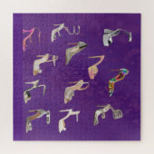 ハイヒールシューズコラージスティレットジグソーパズル ジグソーパズル (横)