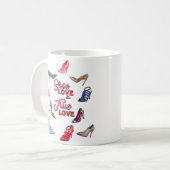 ハイヒールシューズコラージスティレットパンプスヒール コーヒーマグカップ (正面左)