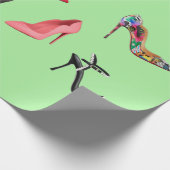 ハイヒールシューズコラージュスティレット包装紙 ラッピングペーパー (角)