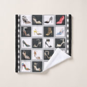 ハイヒールシューズコラージュステレットポンプタオルセット バスタオルセット (ウォッシュタオル)