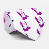 ハイヒールシューズスティレットグリッターピンク ネクタイ (ロール)