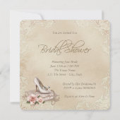 ハイヒールシューズブライダルシャワー 招待状 (裏面)