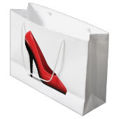 ハイヒールシューズ – Emoji ラージペーパーバッグ (正面アングル)