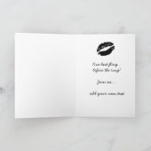 ハイヒールスター – ポンプでランジェリーシャワーをアップ 招待状 (内部)