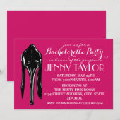ハイヒールスティレットバチェロレッテ 招待状 (正面/裏面)