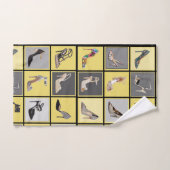 ハイヒールズコラージュスティレットトルームタオルセット バスタオルセット (ハンドタオル)