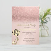 ハイヒールバラ金ゴールドグリッター退職パーティー 招待状 (スタンド正面)