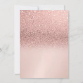 ハイヒールバラ金ゴールドグリッター退職パーティー 招待状 (裏面)