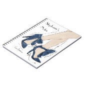 ハイヒールパーソナライズされたシューズファッション ノートブック (左側)