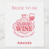 ハイヒールパーティー ワインに酔った花嫁 ワインラベル (シングルラベル)