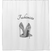 ハイヒールファッショニスタシューズ シャワーカーテン (正面)