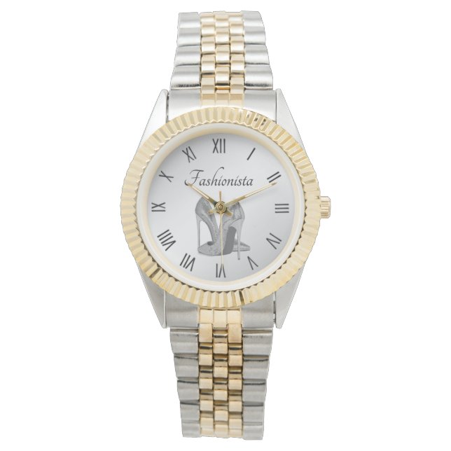 ハイヒールファッショニスタシューズ 腕時計 (正面)