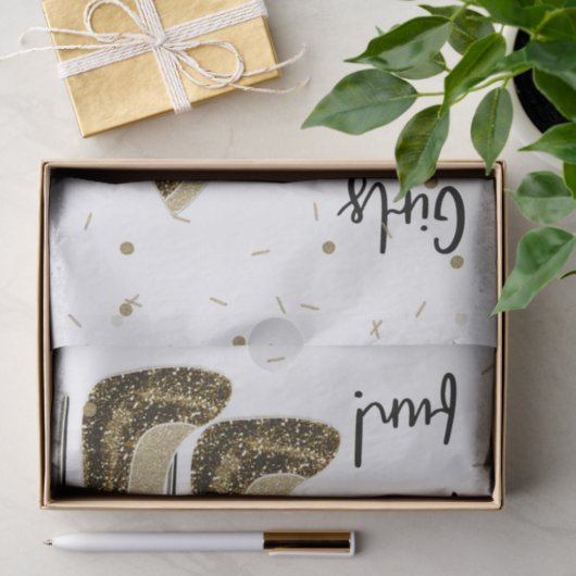 ハイヒールファッションシューズグラム美しいスウィート16 薄葉紙 (ギフト)