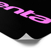 ハイヒールファッション引用文 ポスター (角)