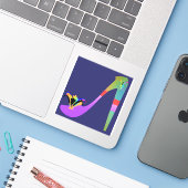 ハイヒールファンシービニールシール シール (ノートパソコンとiPhone)