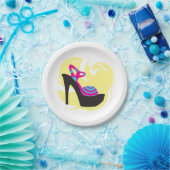 ハイヒールファンシーファッション紙プレート ペーパープレート (パーティー)