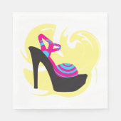 ハイヒールファンシーファッション スタンダードランチョンナプキン (正面)