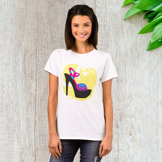 ハイヒールファンシーファッションTシャツ Tシャツ