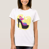 ハイヒールファンシーファッションTシャツ Tシャツ (正面)