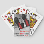 ハイヒールルブタンファッショントランプ引用文 トランプ (裏面)