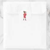 ハイヒール付きドレスの秘書 ラウンドシール (バッグ)